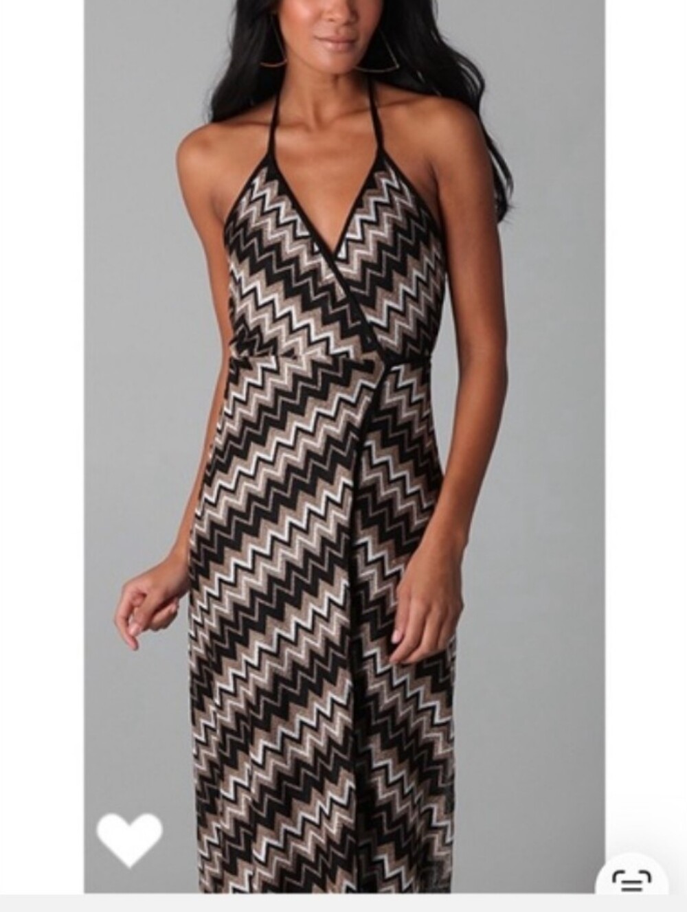 Karina Grimaldi Florance Maxi Wrap Dress Revolve M